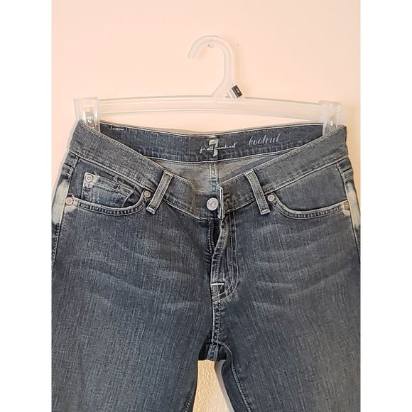 Women's, 7 For All Mankind Jeans, 28W x 31L, Blue - Picture 5 of 6